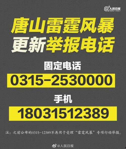 唐山最新爆料电话,揭秘事件背后真相
