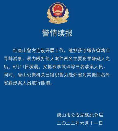 最新唐山爆料案件,真相与争议交织的街头暴力事件